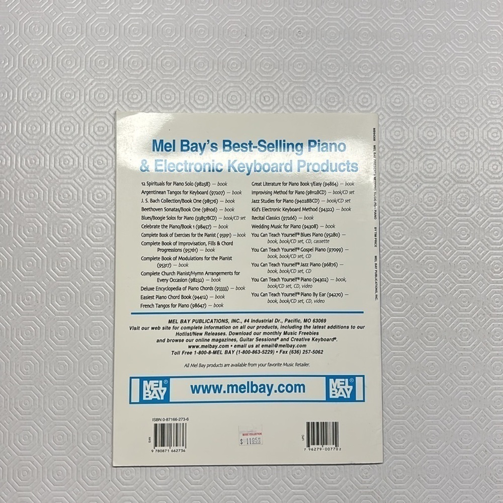 Mel Bay Presents “Wedding Music for Piano” by Tim Price 37 p - Picture 2 of 5